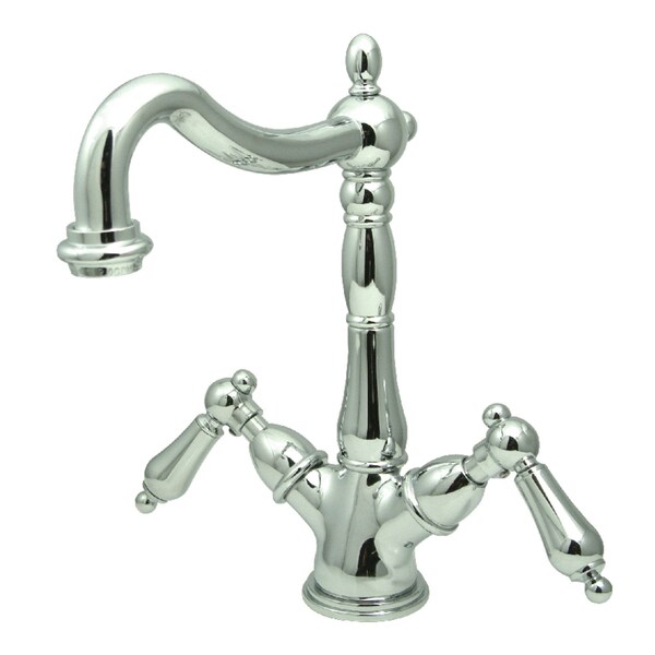 KS1491AL Heritage 2-Handle Vessel Sink Faucet, Polished Chrome